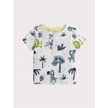 T-shirt Col Tunisien Pour pour Bébé - Garçon - 18 mois - Du Pareil Au Même