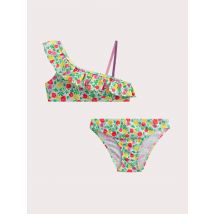 Maillot De Bain 2 Pièces Fleuri Pour - Fille - 2 ans/3 ans - Du Pareil Au Même