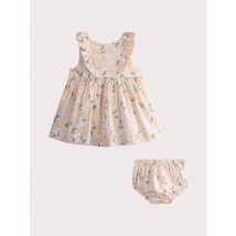Robe Fleurie Pour pour Bébé - Fille - 9 mois - Du Pareil Au Même