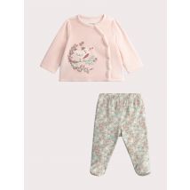 Pyjama Rose Pour pour Bébé - Fille - 12 mois - Du Pareil Au Même