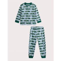 Pyjama Écru Crocodile Pour pour Enfant - Garçon - 10 ans - Du Pareil Au Même