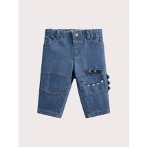 Pantalon Bleu Clair Pour pour Bébé - Garçon - 9 mois - Du Pareil Au Même