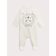 Grenouillère En Velours À Animation Hérisson Pour pour Bébé - Fille - 12 mois - Du Pareil Au Même