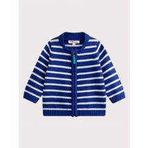 Gilet Bleu Vif Pour pour Bébé - Garçon - 3 mois/6 mois - Du Pareil Au Même