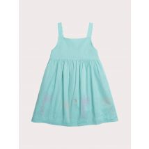 Robe Bleu Réversible À Bretelles Fines - 8 ans - Du Pareil Au Même