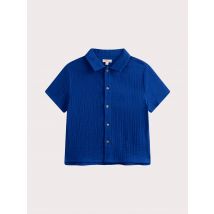 Chemise Bleue Oversize En Gaze De Coton - 5 ans - Du Pareil Au Même