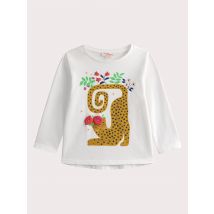 Off White Tee Shirt Ls - 4A - Du Pareil Au Même