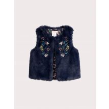 Cardigan Reversibile In Pelliccia Marina Per Ragazza - 6A - Du Pareil Au Même
