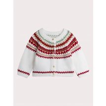 Cardigan Intarsia Per Bambina - 6 Mese - Du Pareil Au Même