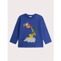 T-shirt Blu Elettrica Animazione Animali Per Ragazzo - 12A - Du Pareil Au Même