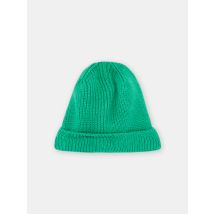 Berretto In Maglia A Costine Verde Bambino - 3A/5A - Du Pareil Au Même
