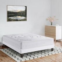 Simmons - Matelas 100% ressorts et latex, accueil enveloppant - 140x190 cm - INFLUENCE-R - - Style