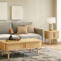 Woodman - Table de chevet en bois - Bois clair - ROVE - Bois - Style Scandinave