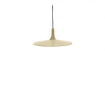 Pomax - Suspension ronde en métal ø40cm - Beige - BRAMPTON - Métal - Style Contemporain
