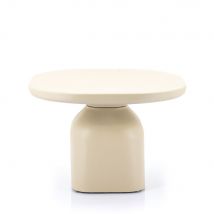 By-Boo - Table basse en aluminium ø60cm - Squand - Couleur - Beige - Métal - Style Contemporain