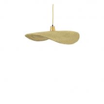 By-Boo - Suspension en corde et métal ø75cm - Sola - Couleur - Naturel - Fibre naturelle - Style Contemporain