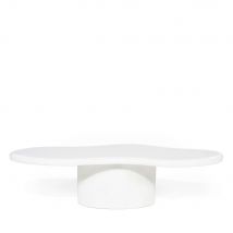 By-Boo - Table basse organique - Blanc - SEKI - Béton-Ciment - Style Contemporain