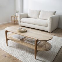 Drawer - Tapis contemporain à motif géométrique - 133x195cm - HILLS - - Style Contemporain