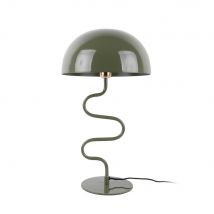 Leitmotiv - Lampe à poser en métal - Twist - Couleur - Vert kaki - Métal - Style Contemporain