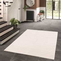 Tapis contemporain à motif géométrique - 160x230cm - NORA - Drawer - Style Contemporain