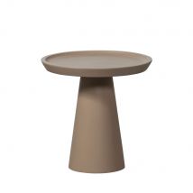 Vtwonen - Table d'appoint ronde en bois ø45 cm - Coffee a gogo - Couleur - Marron - Bois