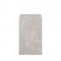 House Nordic - Table d'appoint effet marbre - Beige - PRAGUE - Marbre - Style Classique