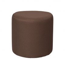 Woood - Pouf rond en tissu ø40cm - Puuk - Couleur - Marron - - Style Contemporain