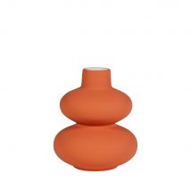 Be Pure Home - Vase en céramique H19cm - Sensual - Couleur - Orange - Céramique - Style Contemporain