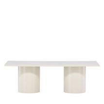 Venture Home - Table basse en bois 120x50cm - Sandvika - Couleur - Beige - Bois - Style Contemporain