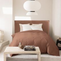 Drawer - Tête de lit en tissu chenille L170 cm - Terracotta - MACBETH - - Style Contemporain
