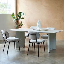 Table à manger 6 personnes en bois - Grège - Jura - Bois - Style Contemporain