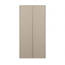 Vtwonen - Armoire 2 portes, 2 tiroirs en bois H200cm - Daily - Couleur - Beige - Bois