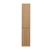 Vtwonen - Colonne de rangement 2 portes en bois H199cm - Modulair - Couleur - Bois clair - Bois