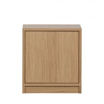 Vtwonen - Meuble TV 1 porte en bois L40cm - Modulair - Couleur - Bois clair - Bois - Style Contemporain