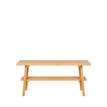 House Nordic - Banc en bambou L70cm - Bois clair - Ember - Bambou - Style Scandinave