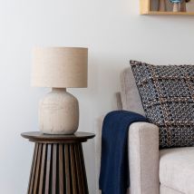 House Nordic - Lampe à poser en céramique - Beige - Bilby - Céramique - Style Bohème