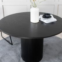 Venture Home - Table à manger 4 places en Bois - Noir - Bianca - Bois - Style Contemporain