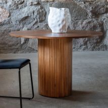 Venture Home - Table à manger 4 places en Bois - Bois foncé - Bianca - Bois - Style Contemporain