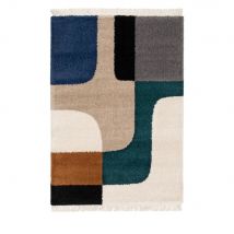 Tapis contemporain à motif géométrique - 160x230cm - Rilma - - Style Contemporain