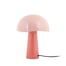 Leitmotiv - Lampe à poser champignon en métal - Rose - Grato - Métal - Style Contemporain
