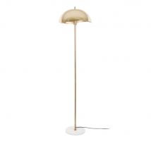 Leitmotiv - Lampadaire en métal - Or - Waved Dome - Métal - Style Contemporain