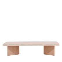 Vind - Table basse en bois 80x140cm - Bassholmen - Couleur - Bois clair - Bois - Style Contemporain