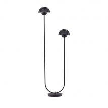 Vind - Lampadaire double en métal - Lyckorna - Couleur - Noir - Aluminium - Style Contemporain