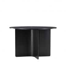 Vind - Table à manger 4 personnes ronde en bois ø120cm - Tyreso - Couleur - Noir - Bois