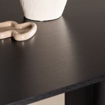 Vind - Table à manger 10 personnes ovale en bois - Noir - Tyreso - Bois - Style Contemporain