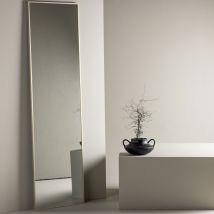Venture Home - Miroir rectangulaire en aluminium 195x55cm - Beige - Orlando - Verre - Style Contemporain