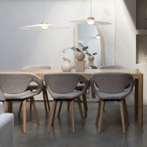 Zuiver - Table à manger 8 personnes en bois - Bois clair - Sticks - Bois - Style Contemporain