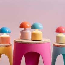 Leitmotiv - Lampe à poser en métal - Violet - Funky impetu - Métal - Style Contemporain