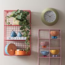 Present time - Étagère murale en métal L35cm - Rouge - Reja - Métal - Style Contemporain