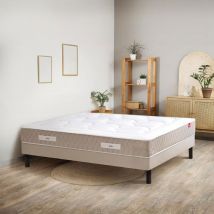 Epéda - Matelas à ressorts et latex, accueil équilibré - 160x200 cm - CLÉMAÉ 2 - - Style